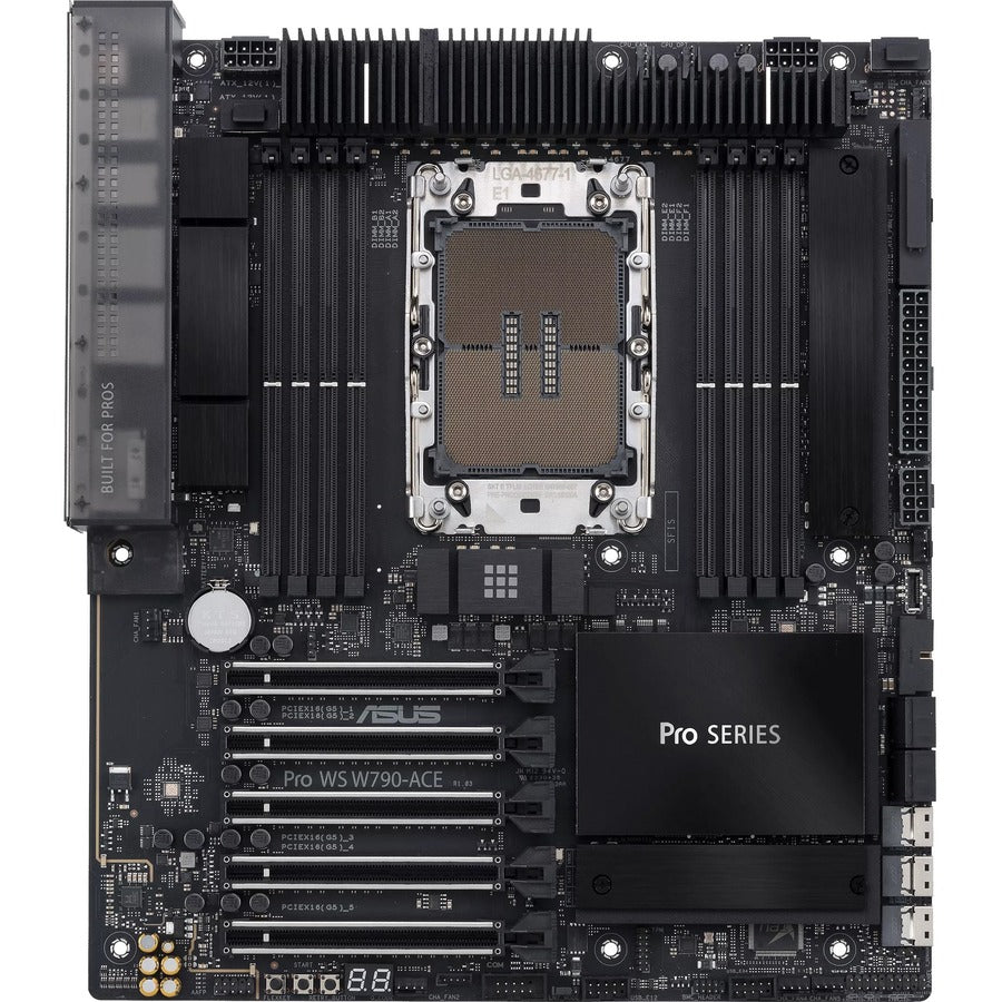 Asus PRO WS W790-ACE Desktop Motherboard - Intel W790 Chipset - Socket LGA-4677 - SSI CEB Asus PRO WS W790-ACE Desktop Motherboard - Intel W790 Chipset - Socket LGA-4677 - SSI CEB